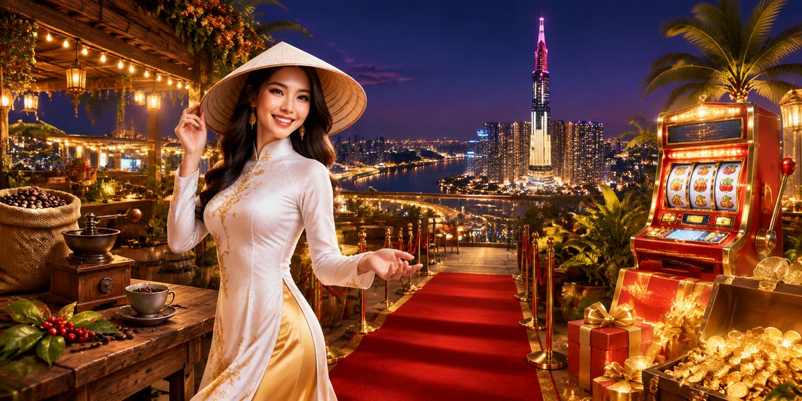 Không khí slot game sôi động tại Hồ Chí Minh với nón lá truyền thống